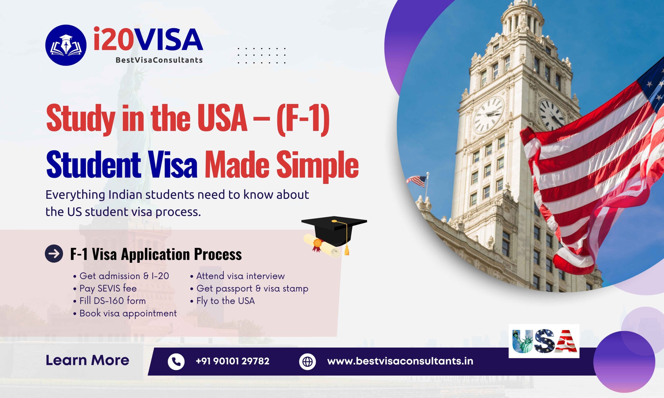 F-1 student visa process - i20 visa